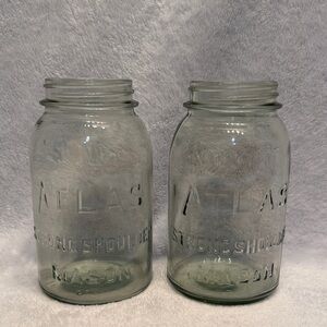 Early Light Tinted ATLAS STRONG SHOULDER MASON Jar